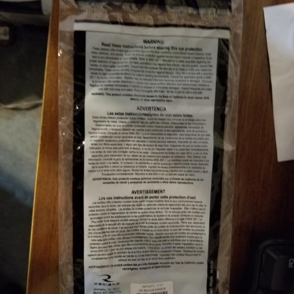 Crossfire Infinity Safety Glasses 2117 - Picture 4 of 8